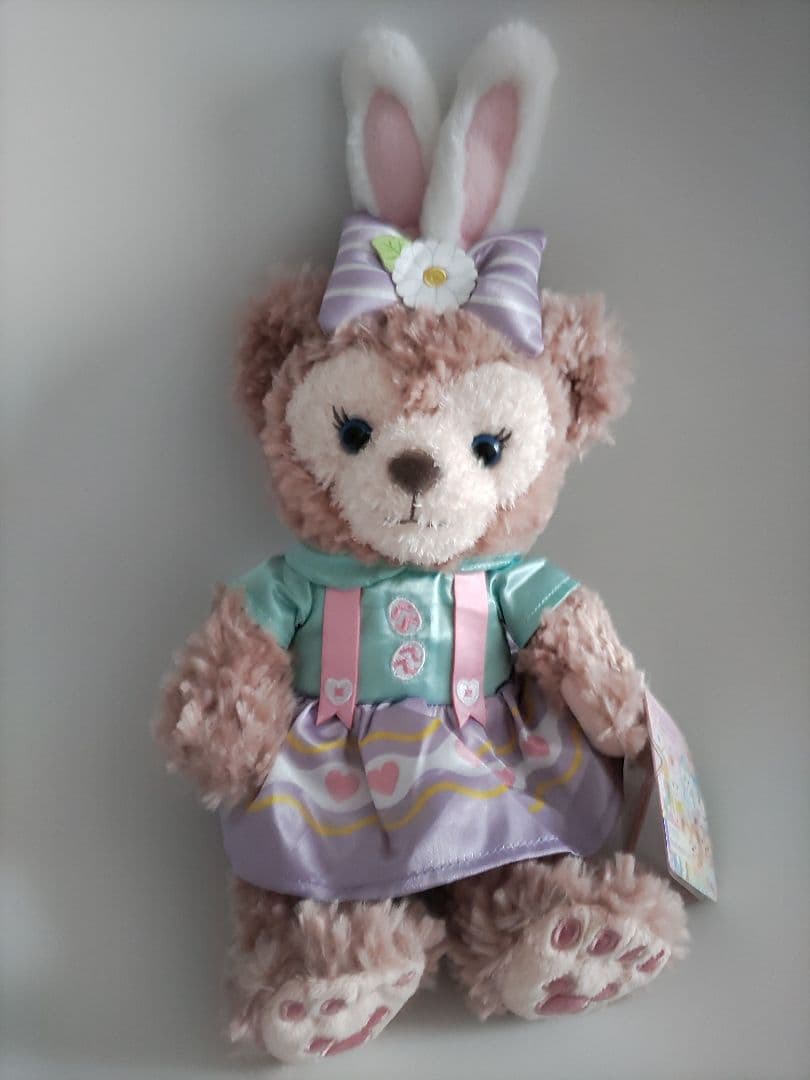 上海ディズニー　ダッフィー　イースターぬいぐるみ4点セット