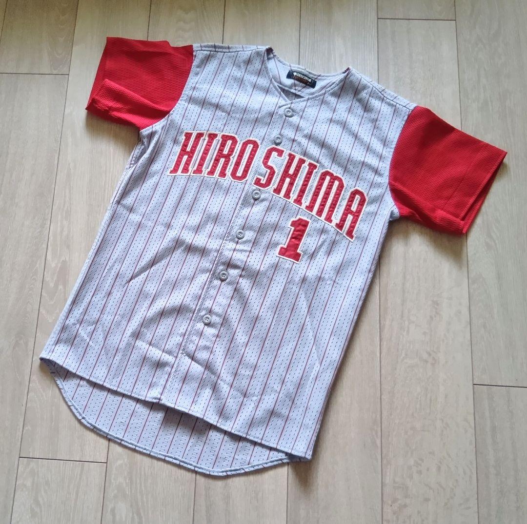 【当時物】広島　カープ　前田智徳　ビジター　ユニフォーム　デサント　S