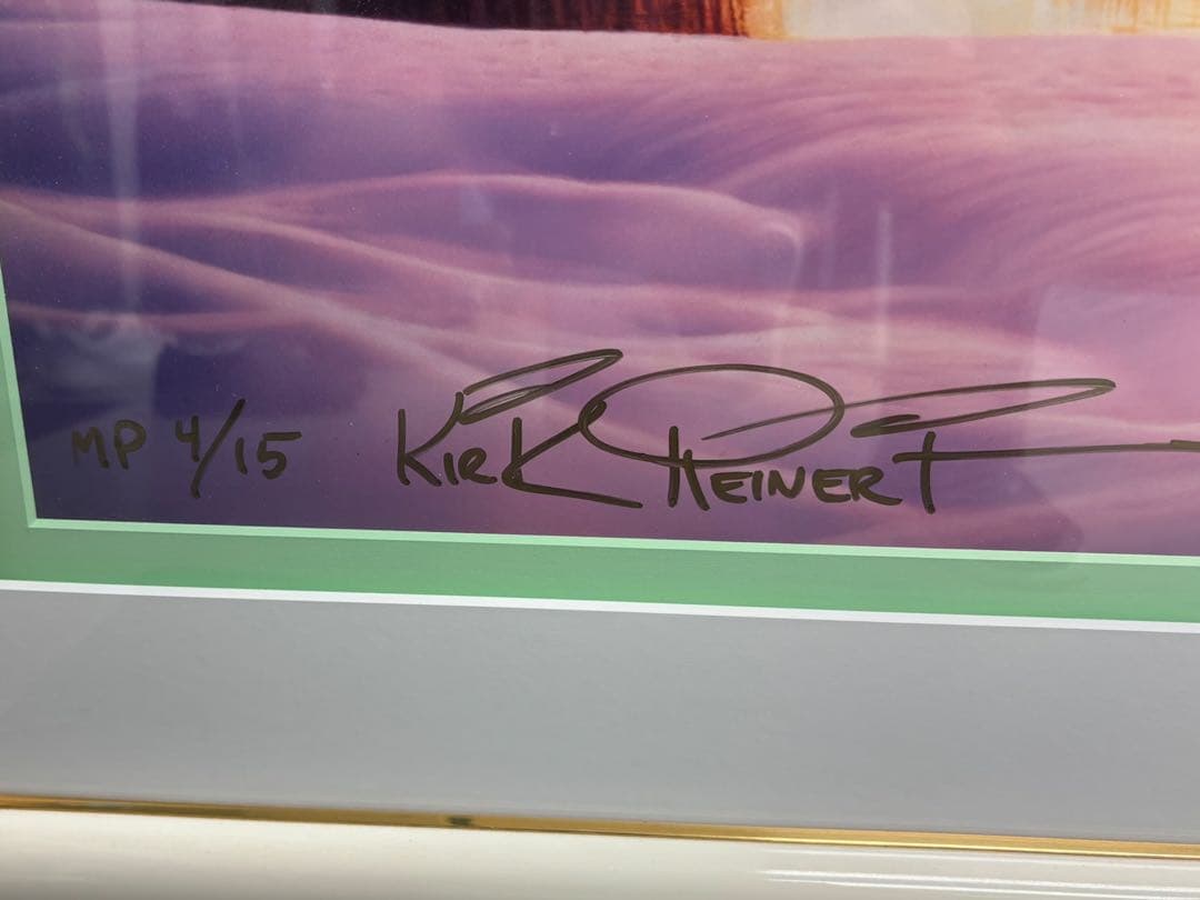 カーク・レイナート ビヨンドスプレンダー ミックスドメディア 直筆サイン