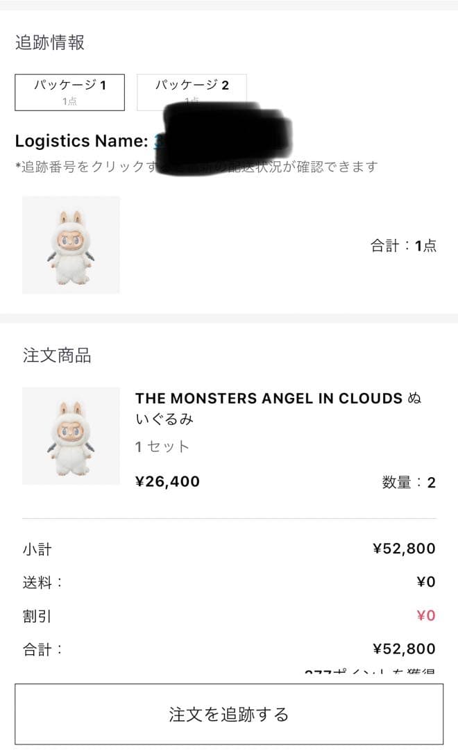 THE MONSTER ANGEL IN CLOUDS 1点