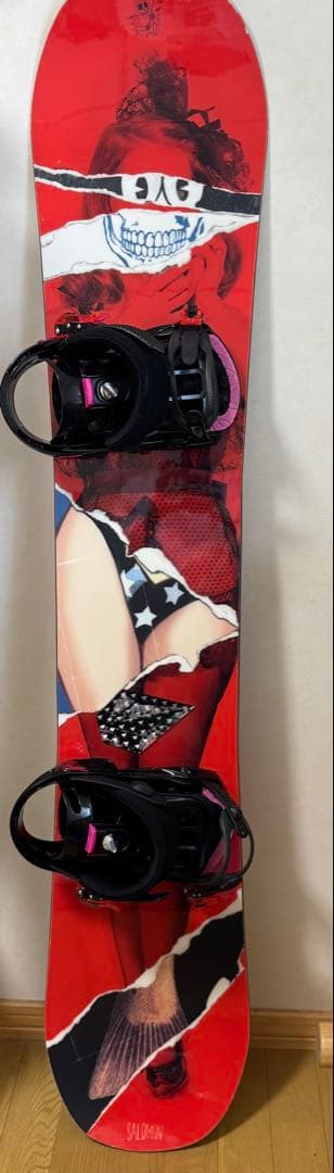 スノーボード ビンディング2点セット サロモン サボタージュ 152cm