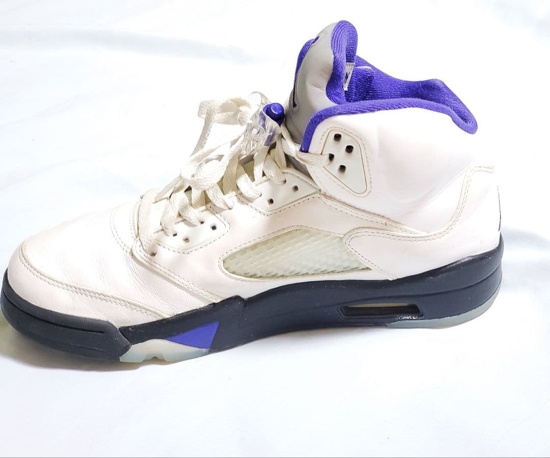 Air Jordan 5 ホワイト/パープル