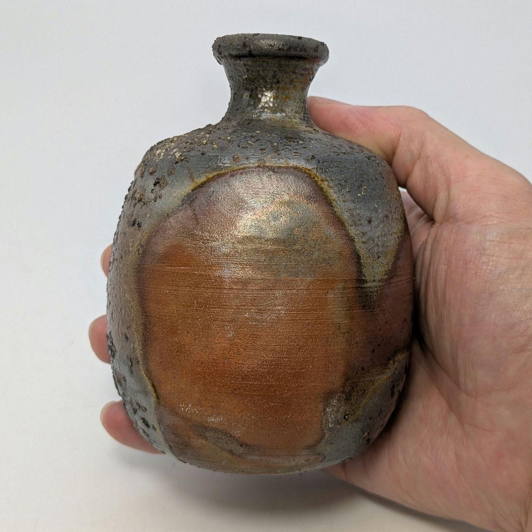 小野田瑞穂 備前焼 窯変徳利C とっくり 酒器 食器 フラワーベース 一輪挿し