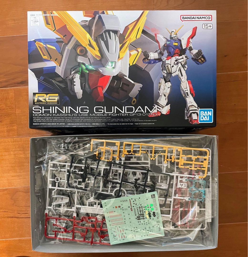 【未開封】RG ゴッドガンダム ＆ RG シャイニングガンダム 2体セット