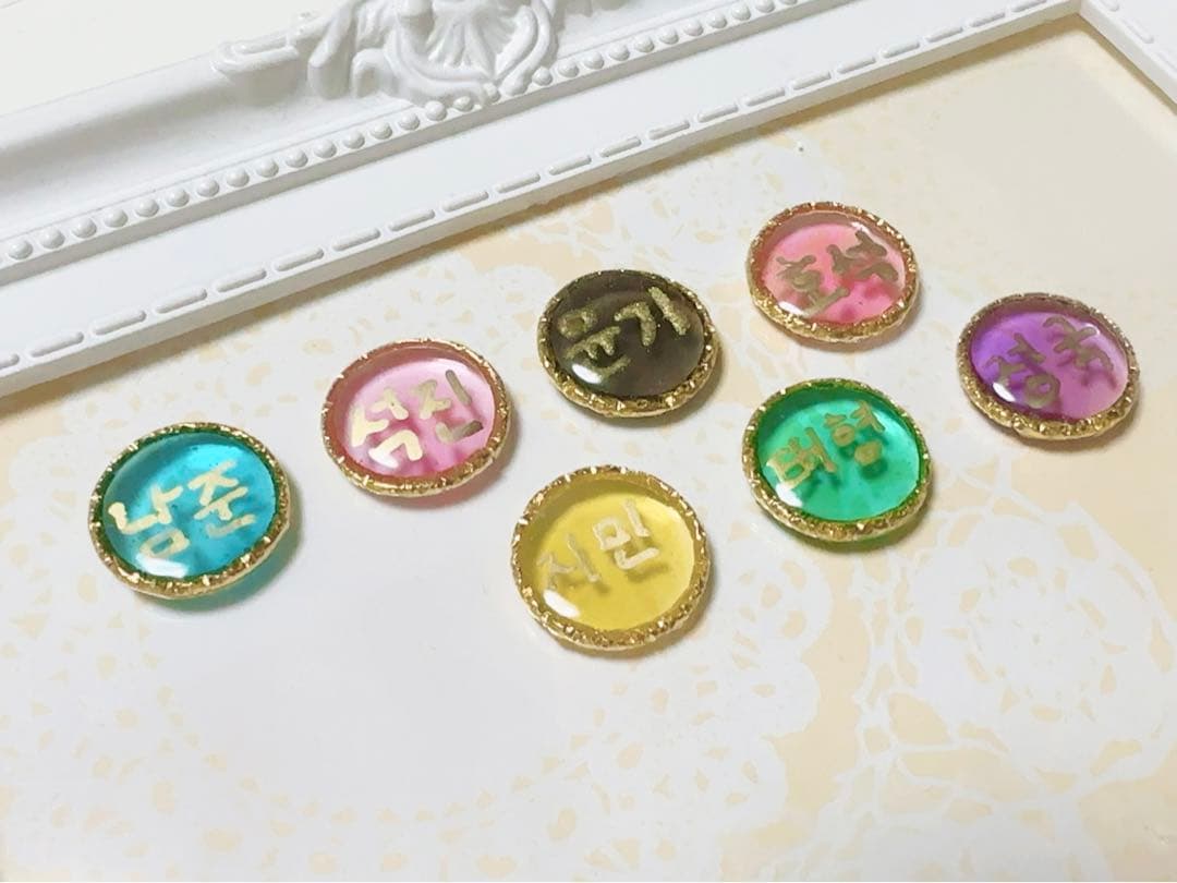 【オーダーページ】 BTS 推しカラー アミボムネックレス