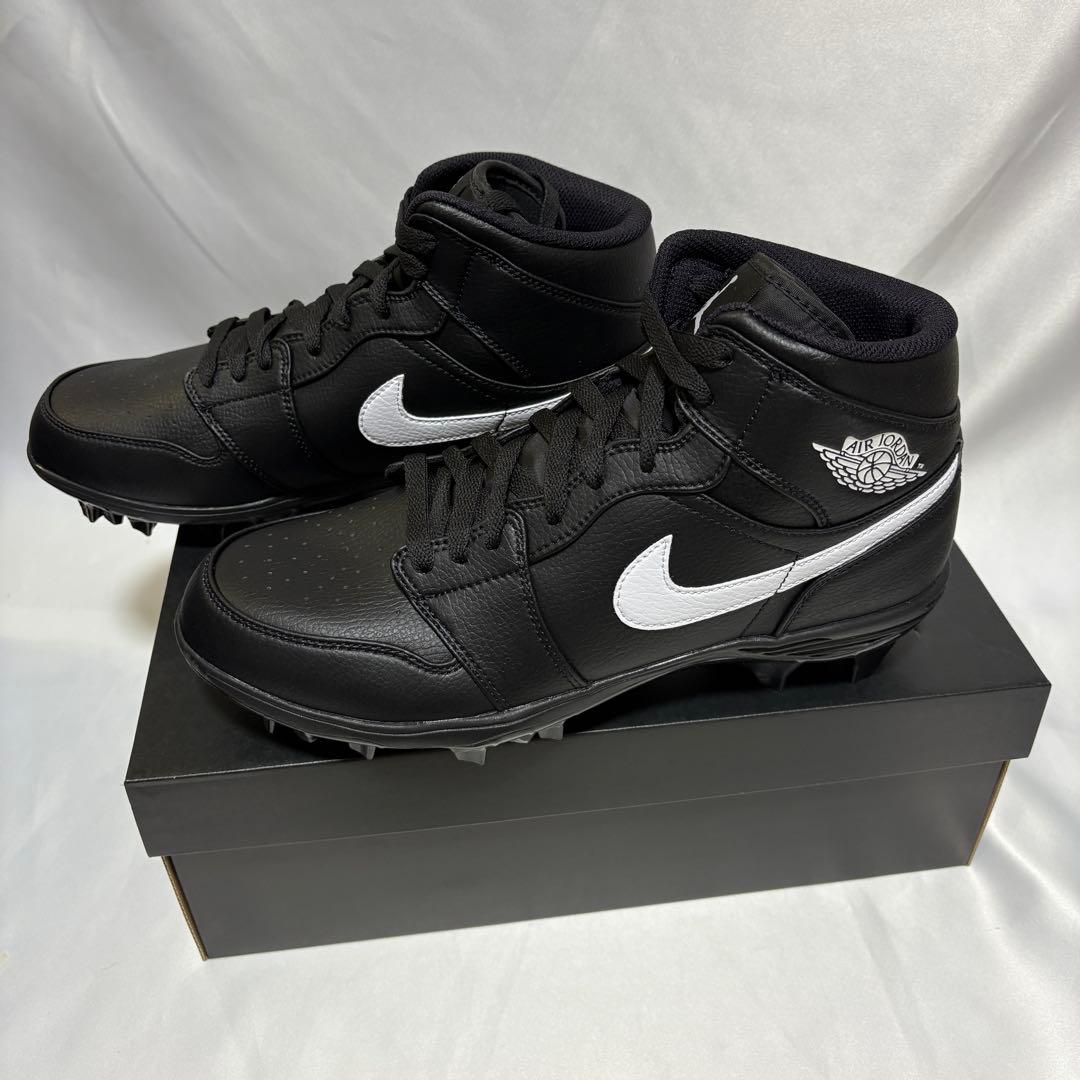 Jordan 1 Mid TD Black　アメフト スパイク 28.5cm　B