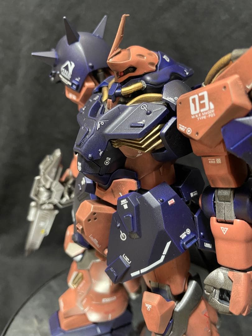 ガンプラHGメッサー塗装完成品