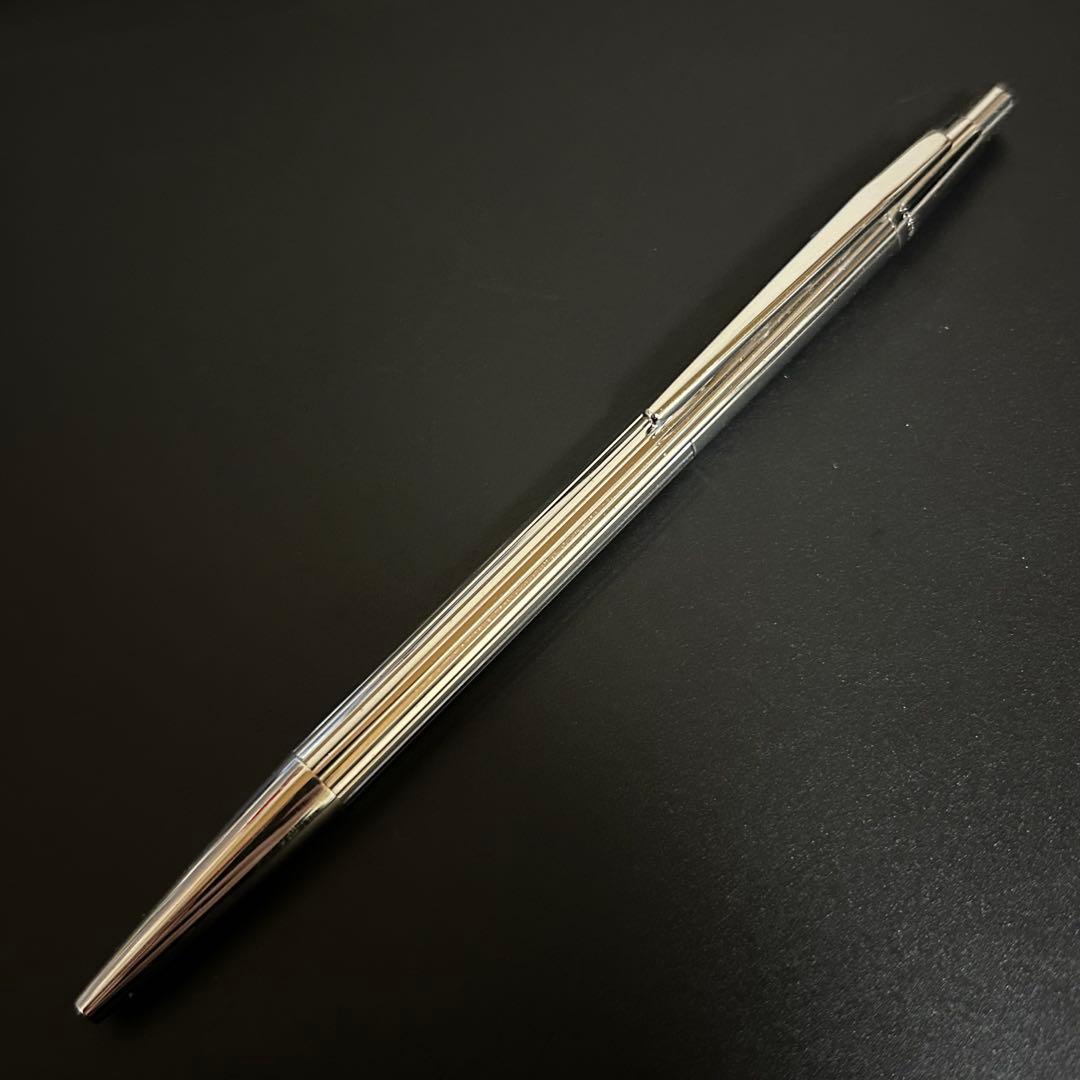 モンブラン ノブレス スリムライン ボールペン シルバー プレート