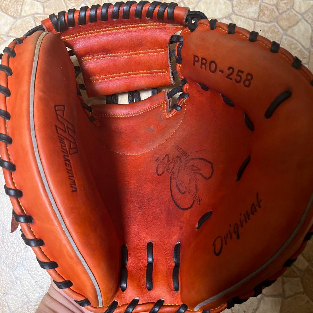 ハタケヤマ 軟式 野球 グローブ 大人用 キャッチャーミット 人気 117