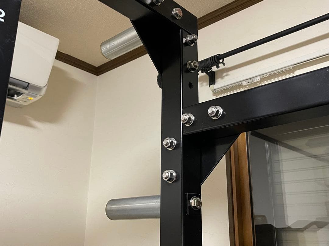 【引取り】ハーフラックとしても使えます パワーテック パワーラックセット