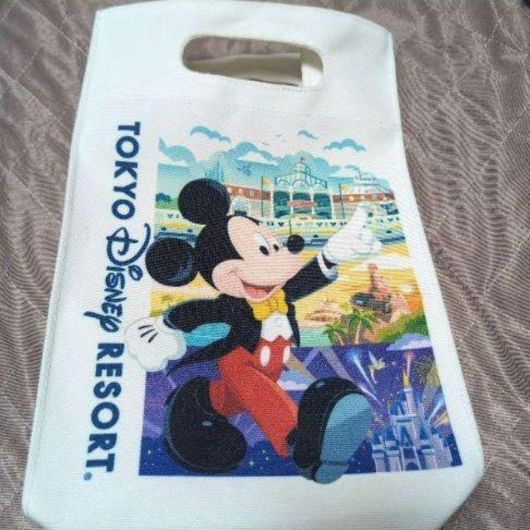 ディズニーリゾート　お土産袋型バッグ　ミッキーマウス　ミニーマウス