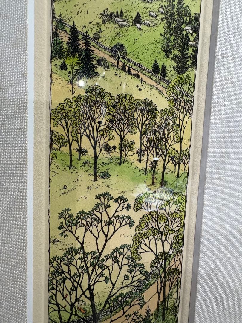 S.HUNT.WULKOWICZ スーザン・ハント・ウォルコッツ　手彩色銅版画