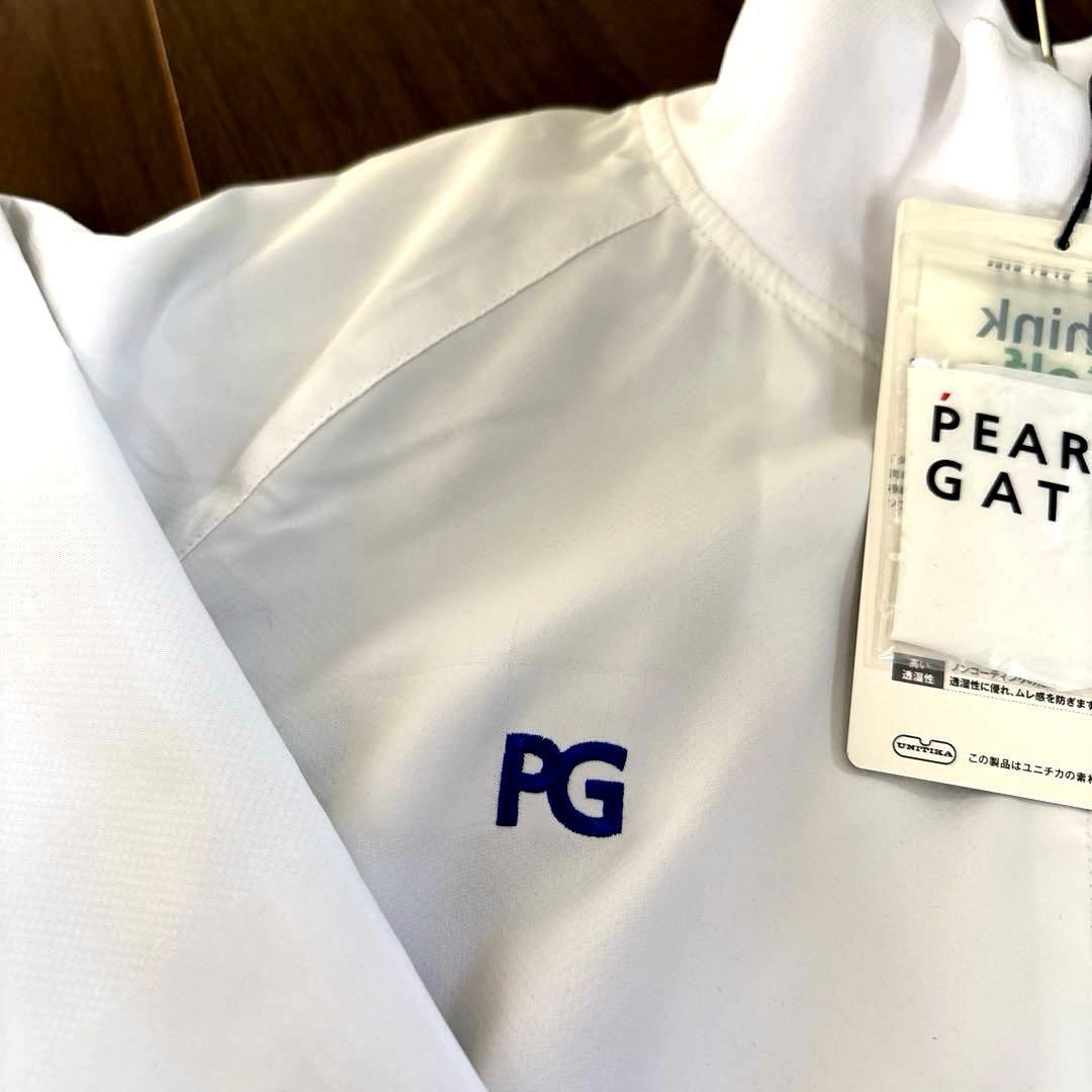 新品♪PEARLY GATES PG89 ホワイトジャケット　１太陽光熱　保温性