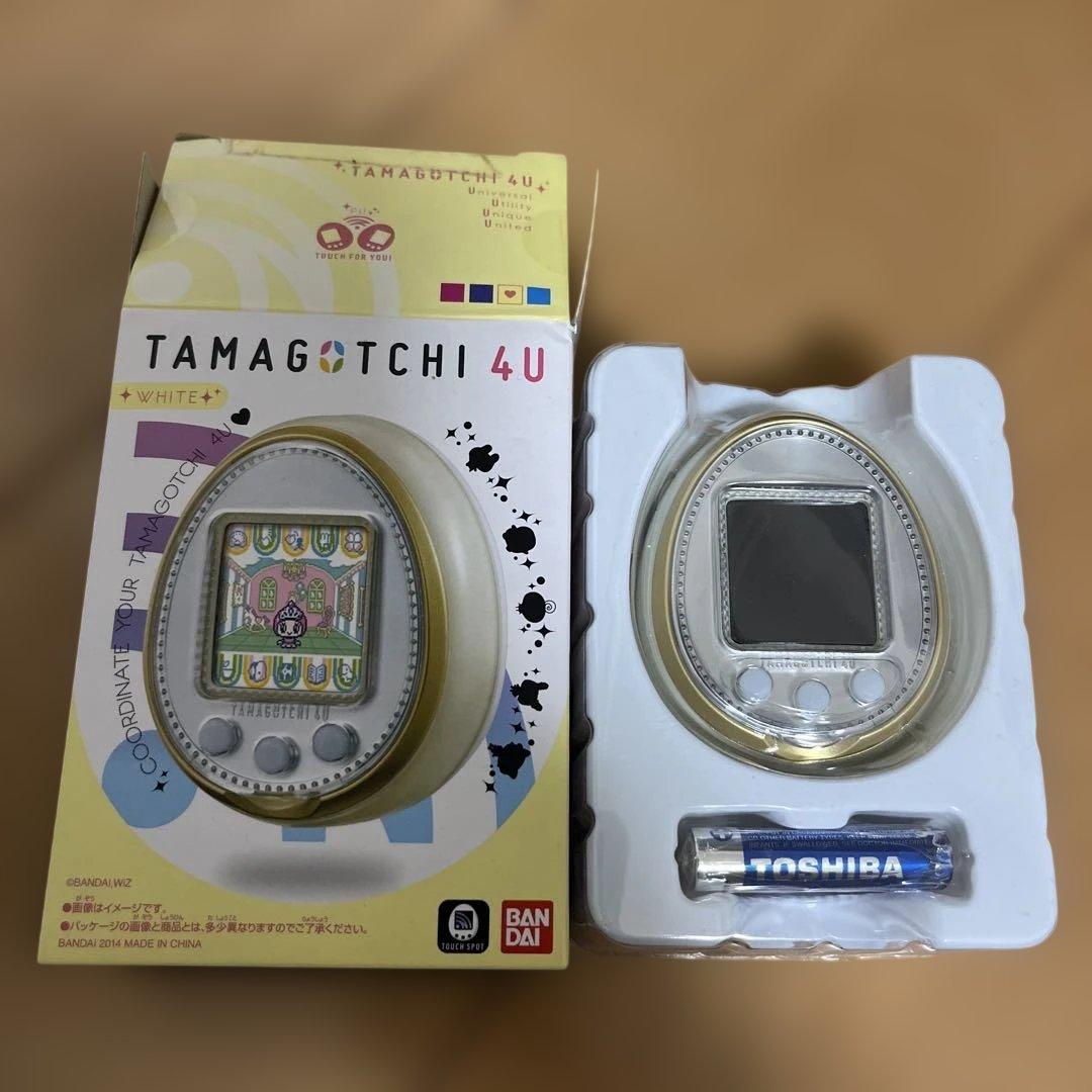 たまごっち4U ホワイト　BANDAI