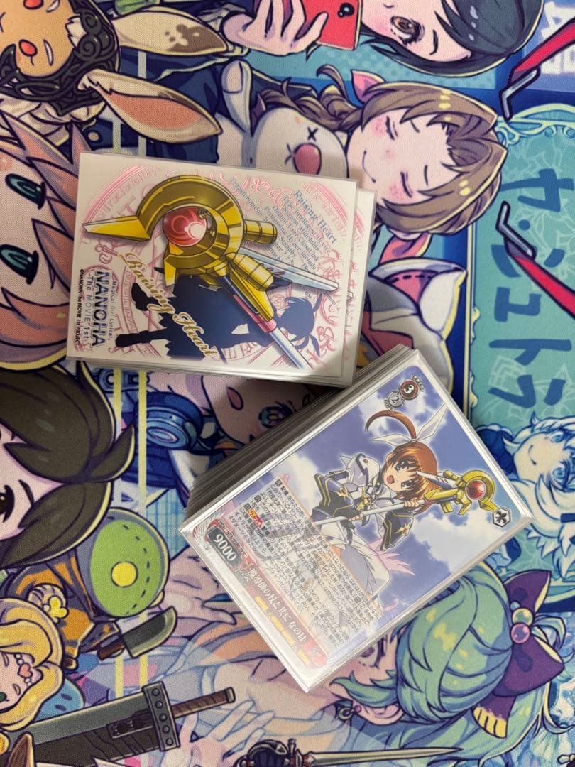 ヴァイスシュヴァルツ　リリカル なのは　8扉　デッキ　スリーブ付き