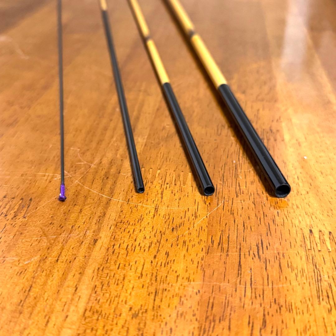 別作 白眉 八 8尺 へら竿 ヘラブナ 4本継 釣竿 ロッド