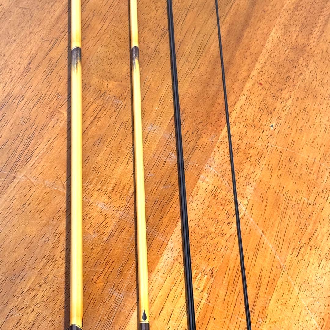 別作 白眉 八 8尺 へら竿 ヘラブナ 4本継 釣竿 ロッド