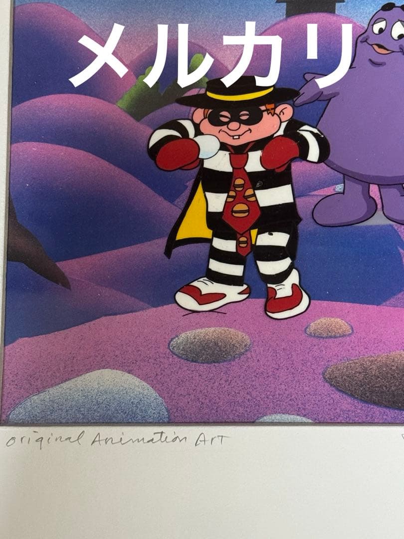 80s ヴィンテージ セル画 マクドナルド アート オリジナル 非売品 額なし