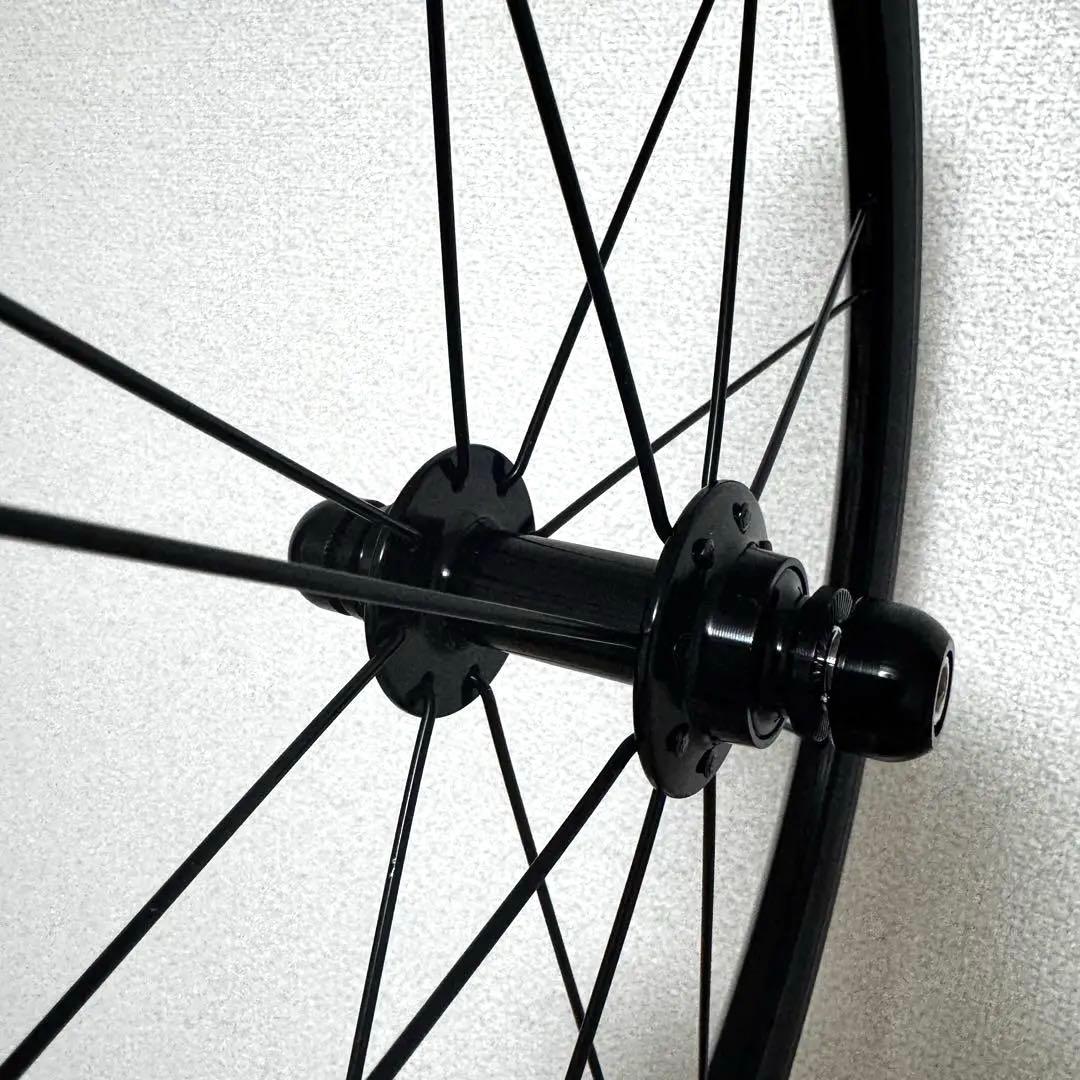【2/1まで特価】ブロンプトン 2-7速用ブラック超軽量955g ホイールセット