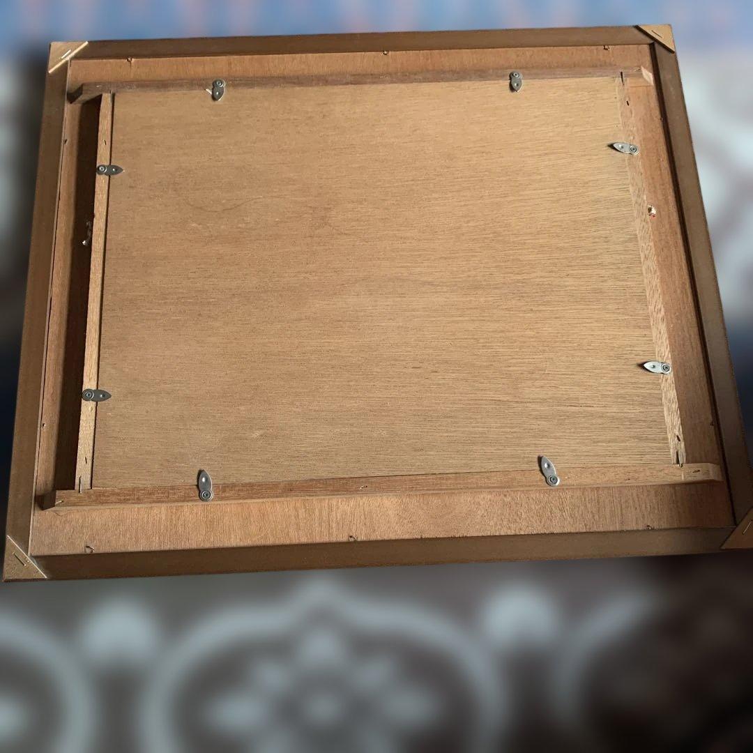 虎★ビンテージレトロ★ビーズデザイン★絵画。