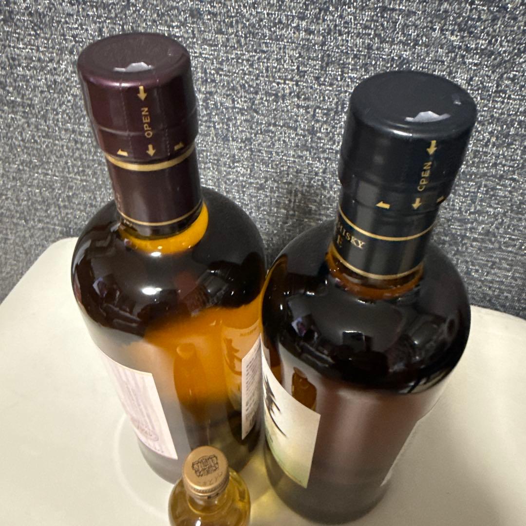 ニッカウイスキー シングルモルト 宮城峡 & 伊達 DATE 竹鶴小瓶付き