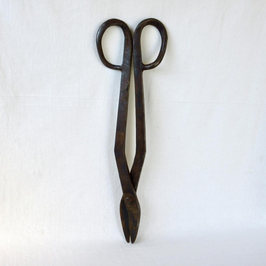 長さ50cm！大きな鉄のハサミ　オブジェ　鍛冶屋　アンティーク　アイアン