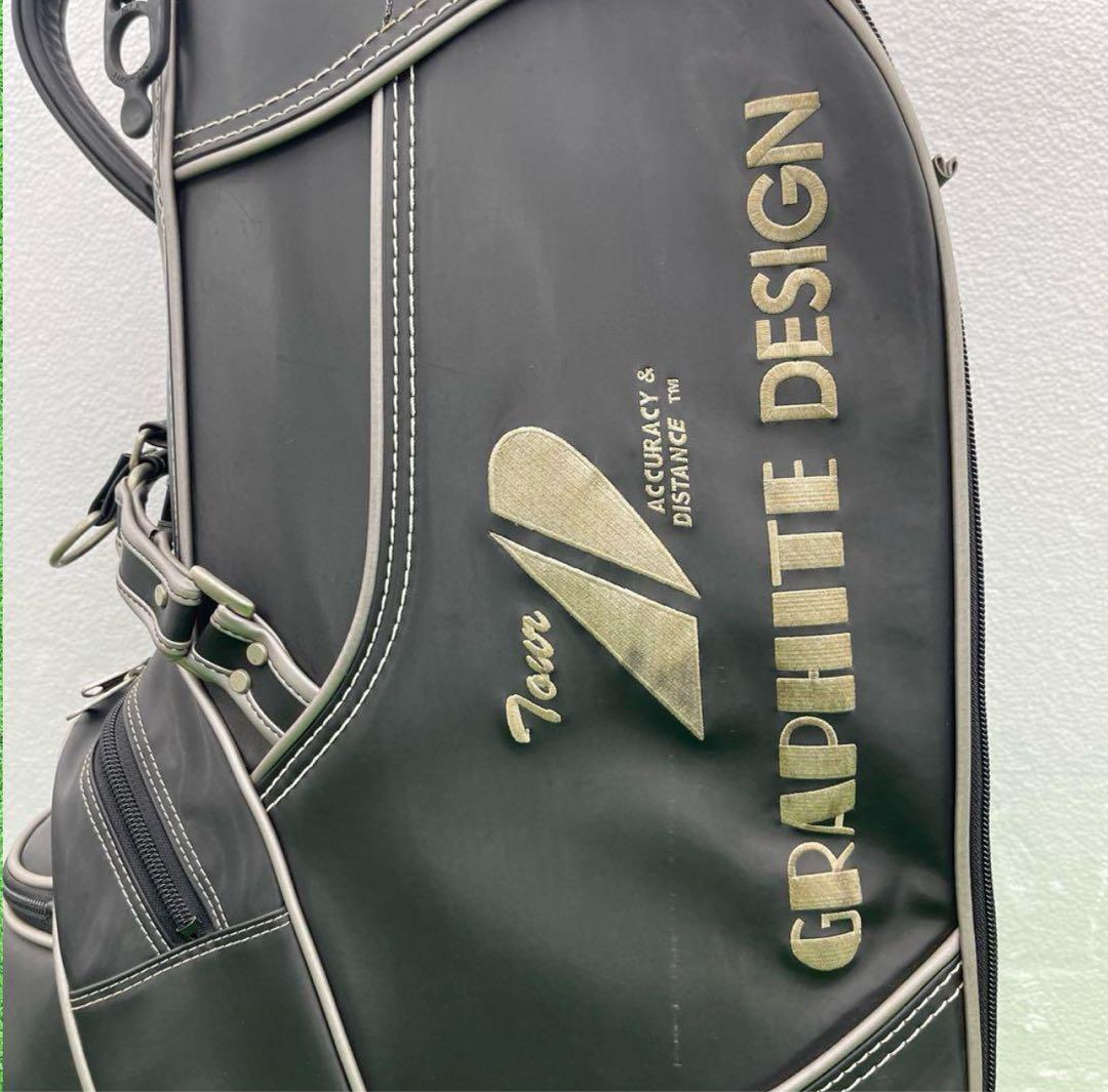 GRAPHITE DESIGNゴルフバック キャディ　8インチ ブラック