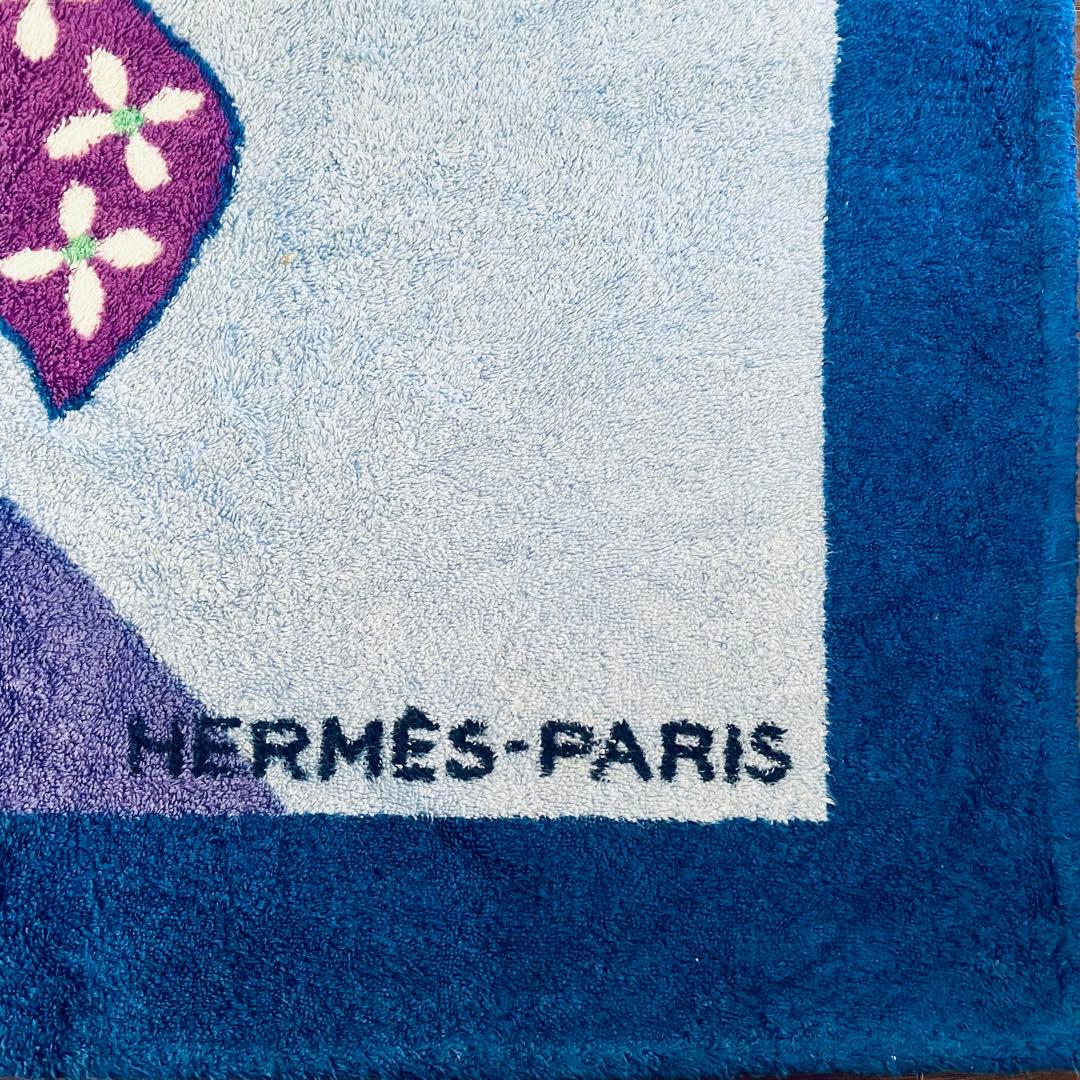 ⭐️超レア❗️良品❗️HERMES エルメス/大判ビーチタオル/レアな王様柄！