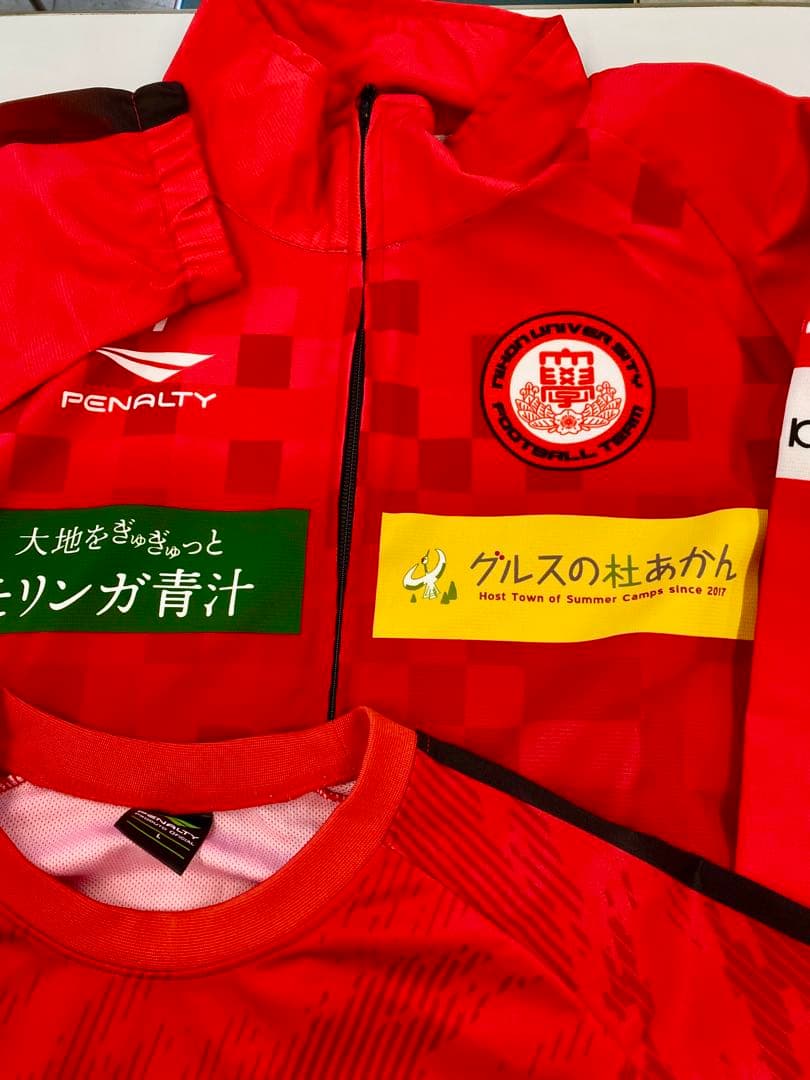 日本大学サッカー部　選手支給品、実着用品　4点セット　非売品　サイズＬ