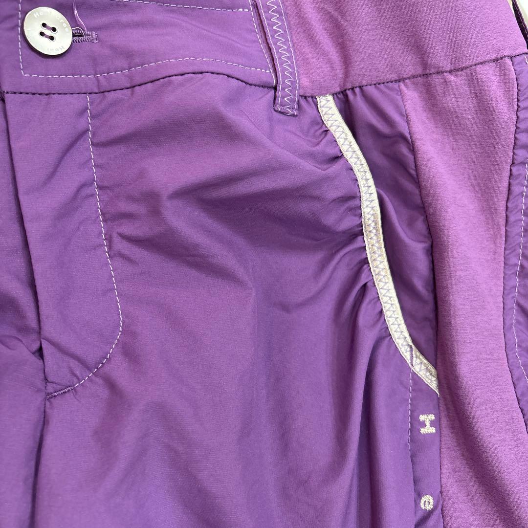 Heal Creek パープル レディース ストレッチ ゴルフパンツ