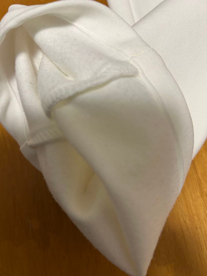 and per se ホワイトスリムフィットパンツ