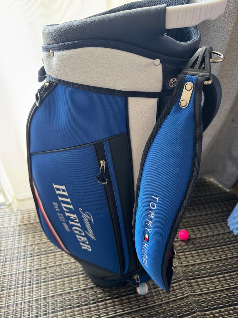 お値下げ中！【新品未使用】  キャディバッグ 青