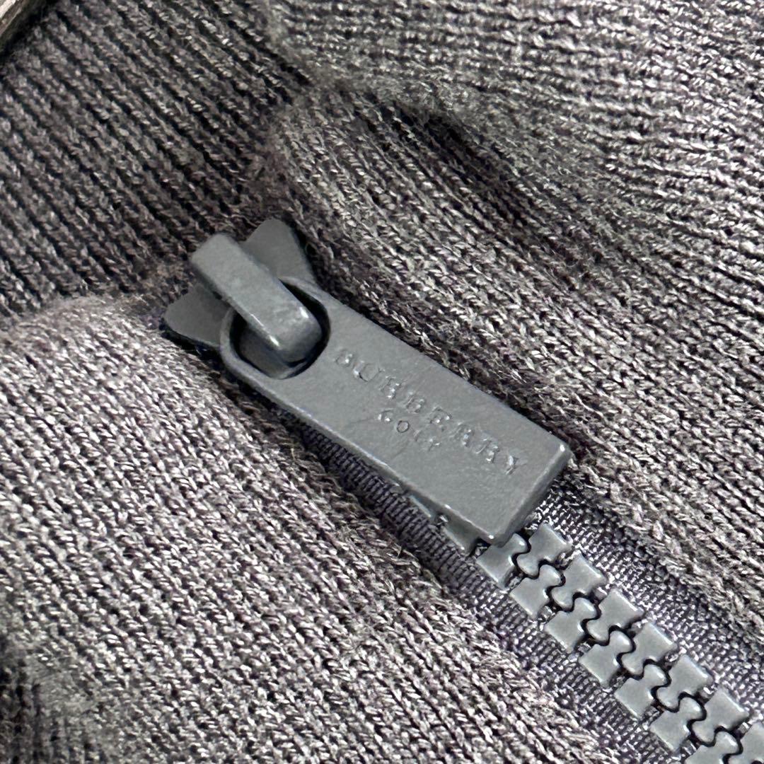 美品 バーバリーゴルフ ニット ワンピース モックネック ハーフジップ 日本製