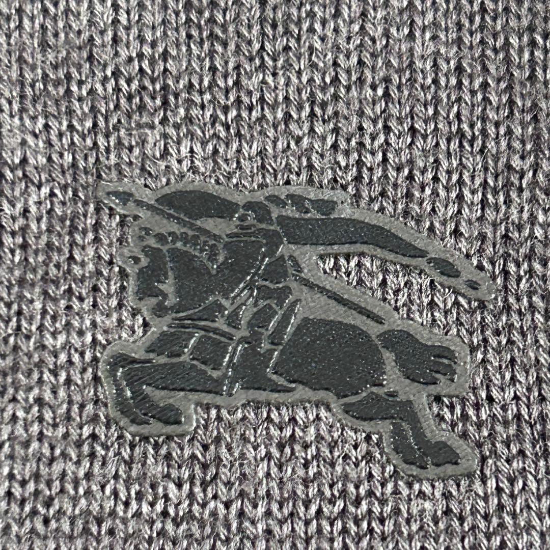 美品 バーバリーゴルフ ニット ワンピース モックネック ハーフジップ 日本製