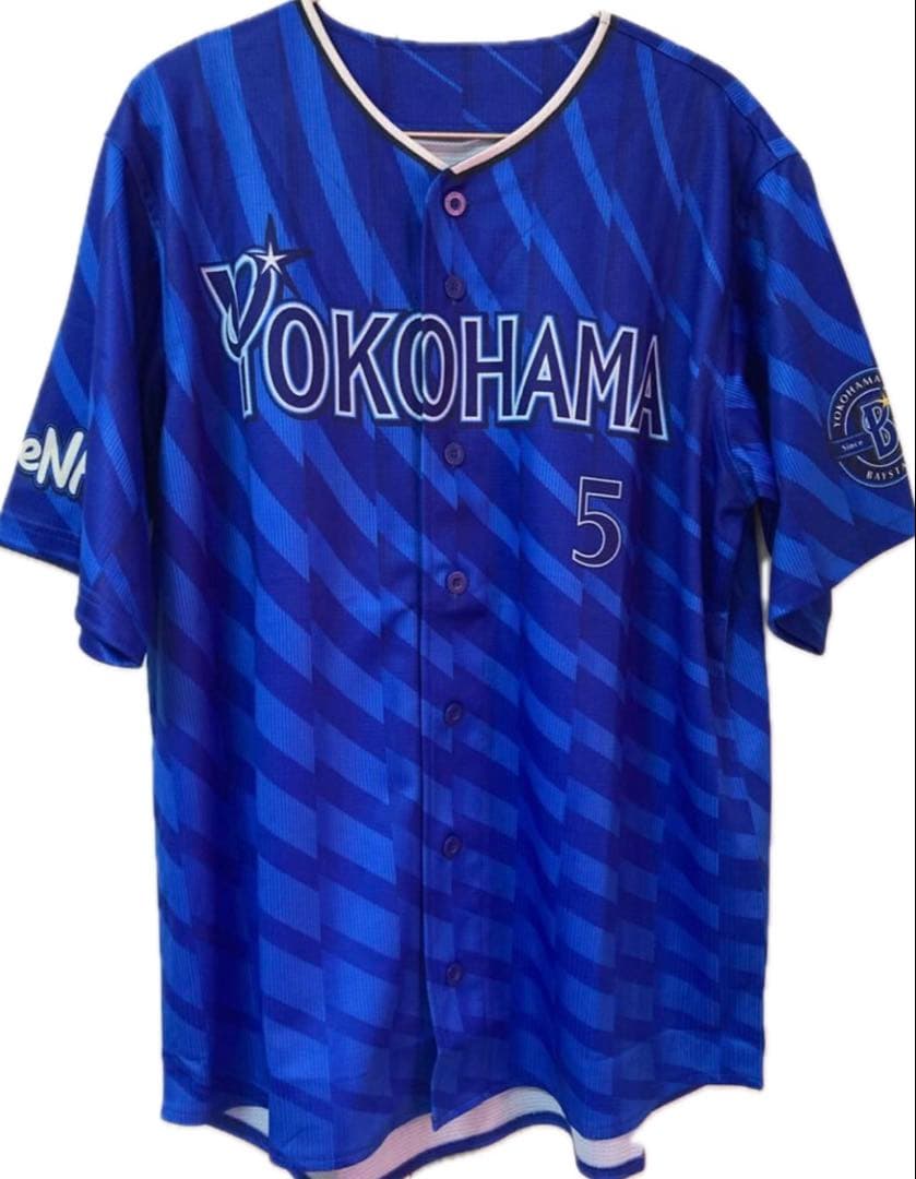 美品未着用、横浜DeNAベイスターズ　松尾ユニフォームL