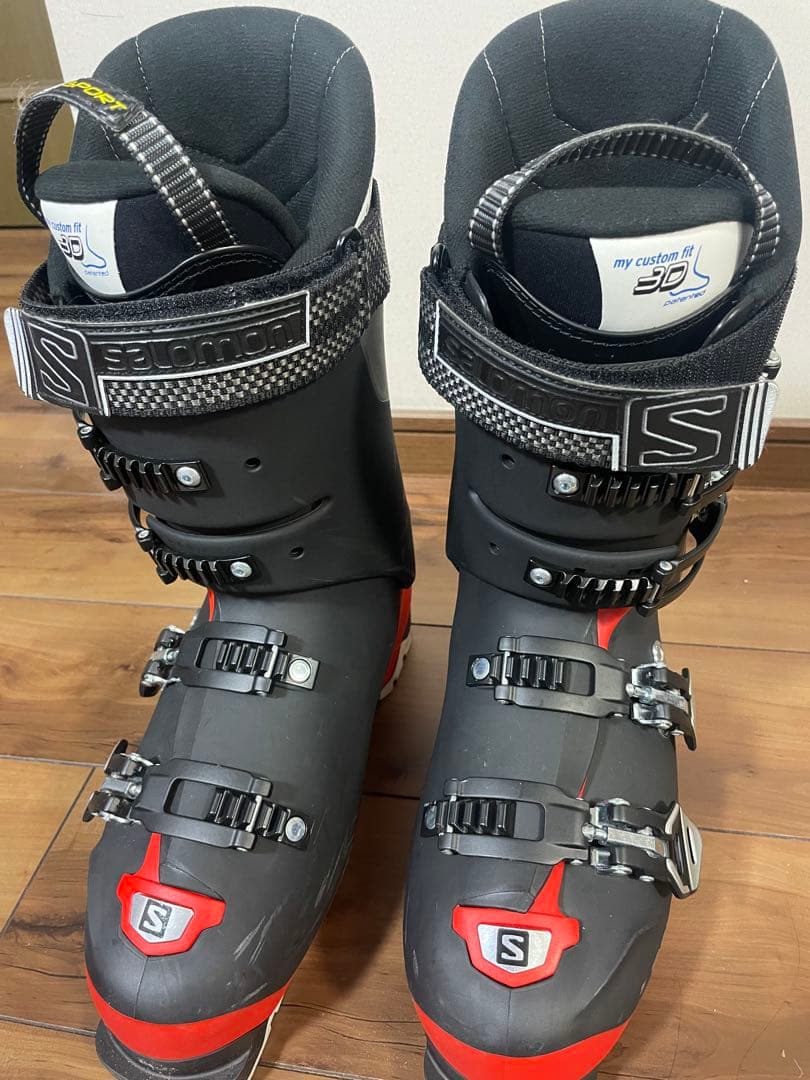 Salomon スキーブーツ 28.5 ブラック/レッド