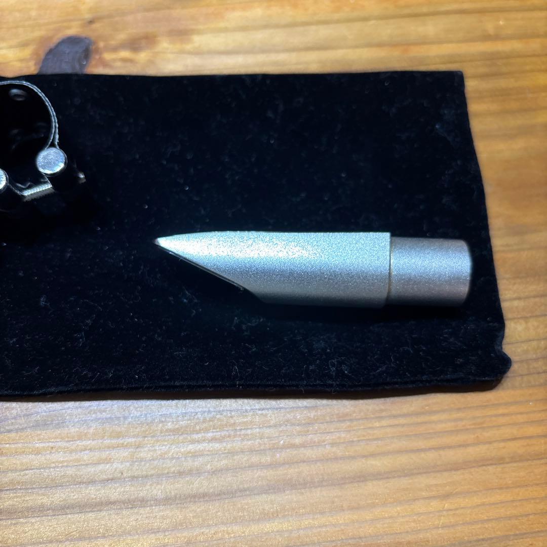 【美品】ソプラノサックス メタルマウスピース サイズ6