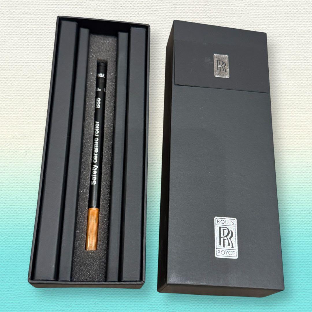 【超レア 正規品】 ロールスロイス 高級ボールペン ロゴ刻印入り 替芯付き
