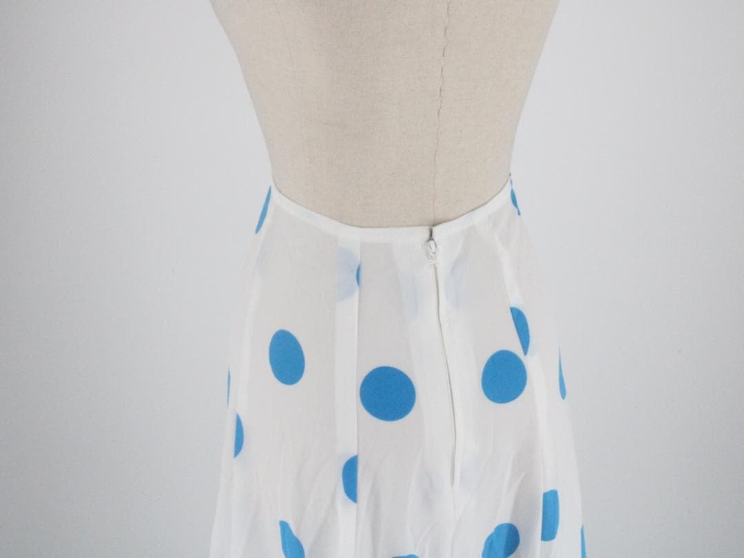 【美品フラメンコ衣装】爽やか水色×ホワイト HERMOSAIBERIA ファルダ