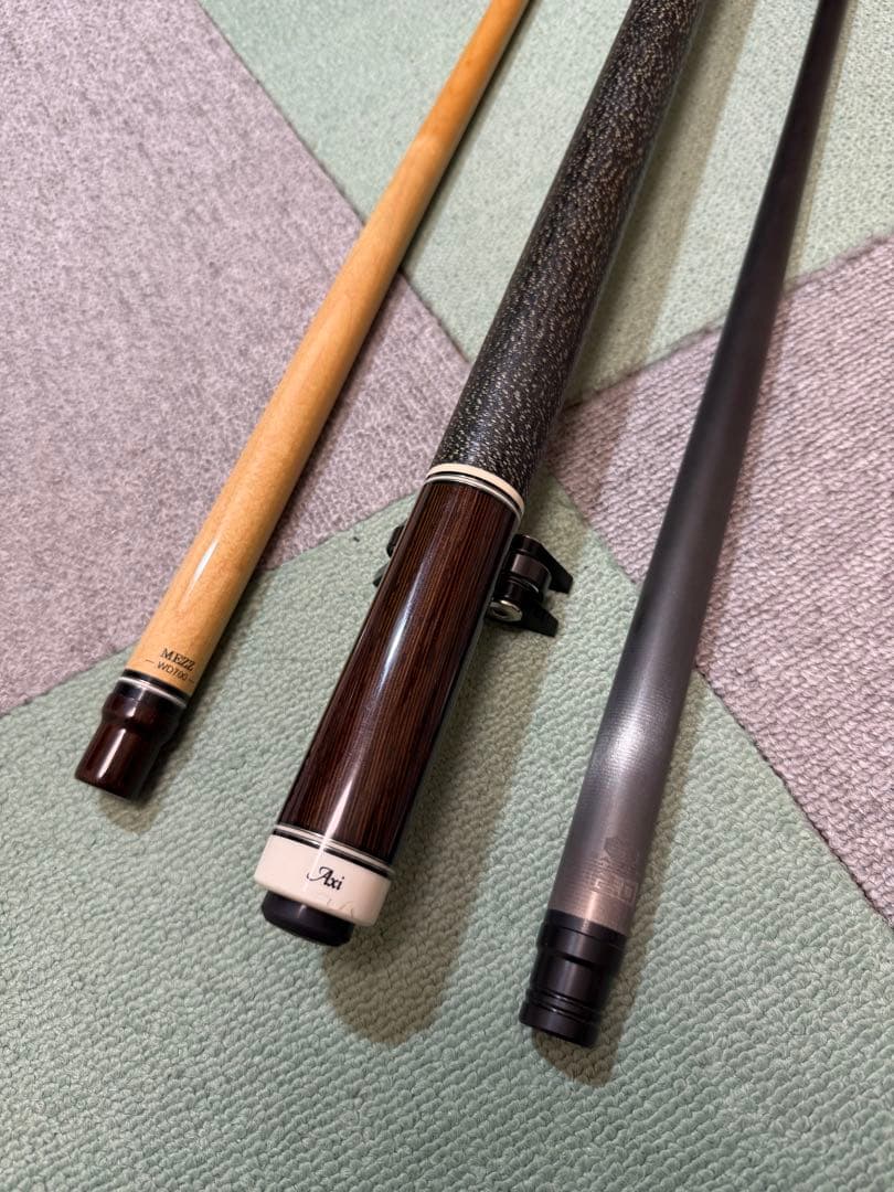Mezz cues キュー メッヅ Axi-W シャフト2本セット 美品❣️