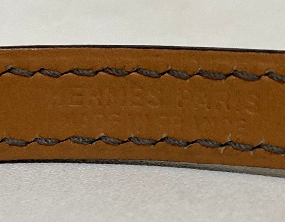 【希少・高級素材】エルメス リザード レザー ブレスレット（猫用首輪）