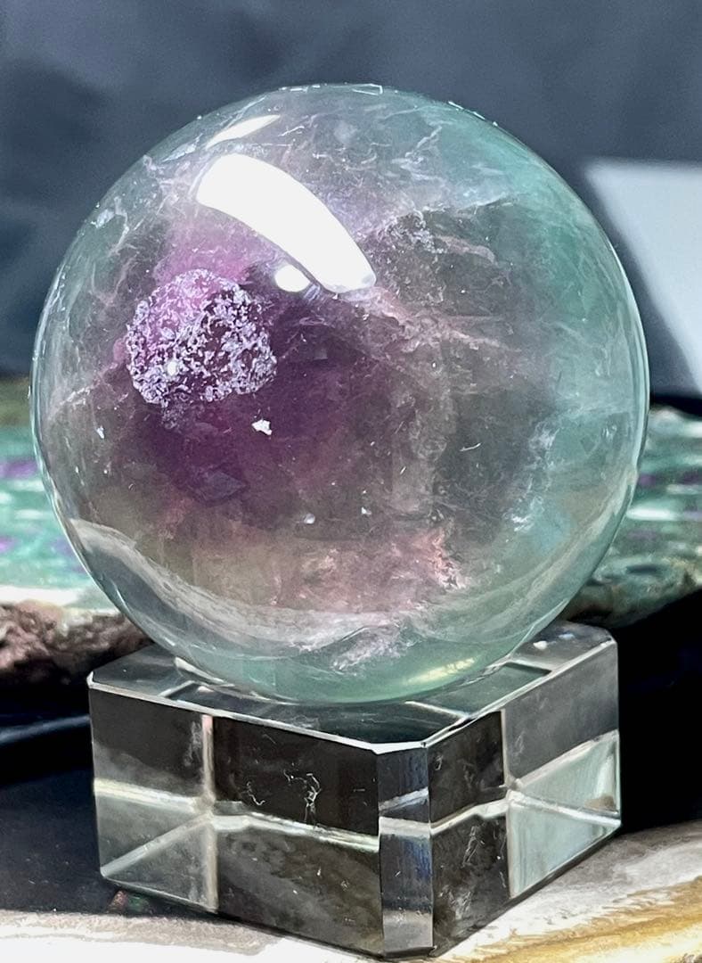 フローライト【キャンディーフローライト】虹・アイリス◆天然石◆パワーストーン