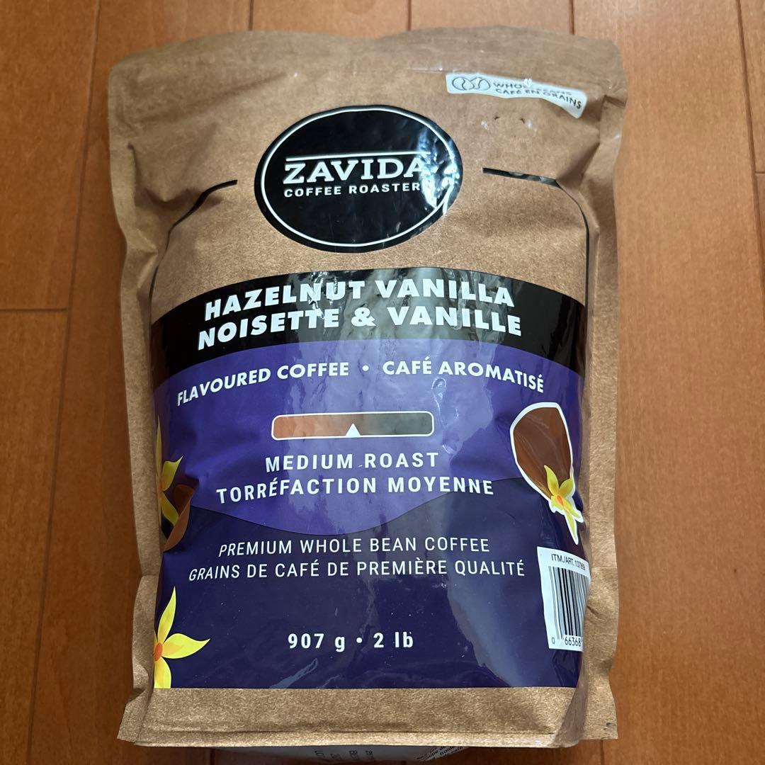 ZAVIDA ザビダ ヘーゼルナッツバニラ コーヒー 907g✕2袋　コストコ