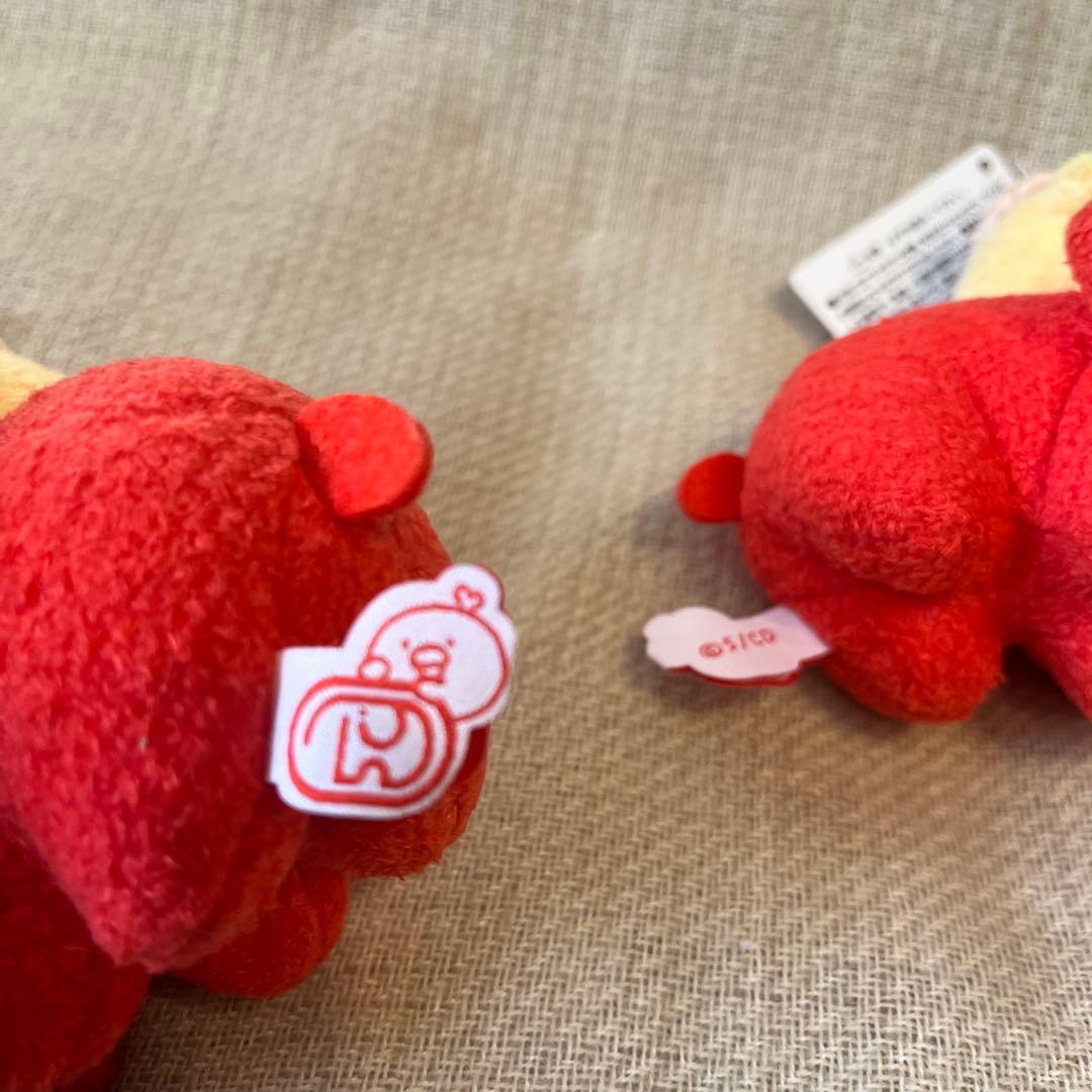 ぶらさげぬいぐるみ（チキップダンサーズ×ドムドムハンバーガー）　2つ