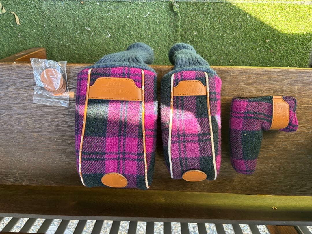 ポールスチュアート　HarrisTweed柄キャディバッグ　ユニセックス