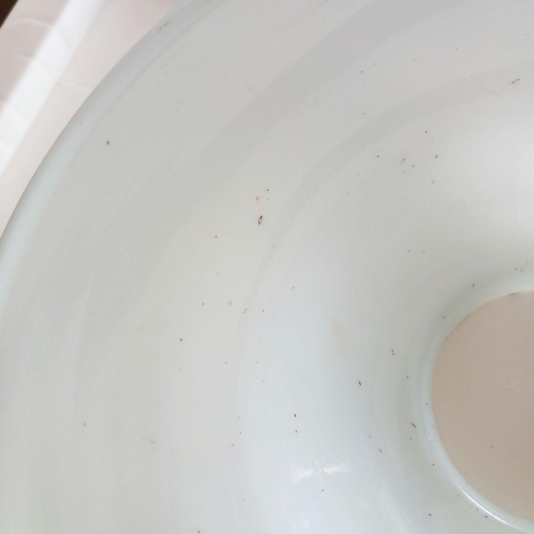 アンティーク吊りオイルランプ　　　　ミルクガラス