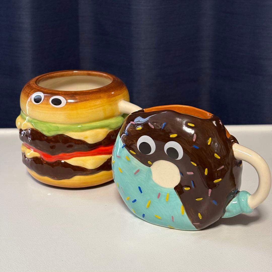 FLAVORS nikoand ハンバーガーマグ&ドーナツマグ　フレーバーズ