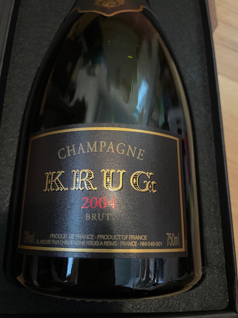 【セラー保管】クリュッグ　2004 箱付き　750ml Krug