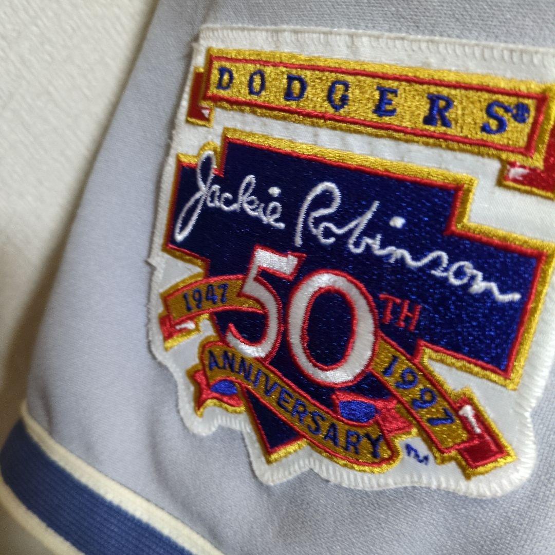 ロサンゼルス・ドジャース KARROS 95年？ジャッキーロビンソンパッチ付き