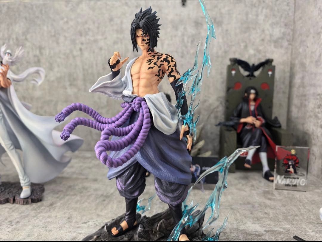 NARUTO ナルト うちはサスケ ガレージキット ガレキ スタチュー⑤②